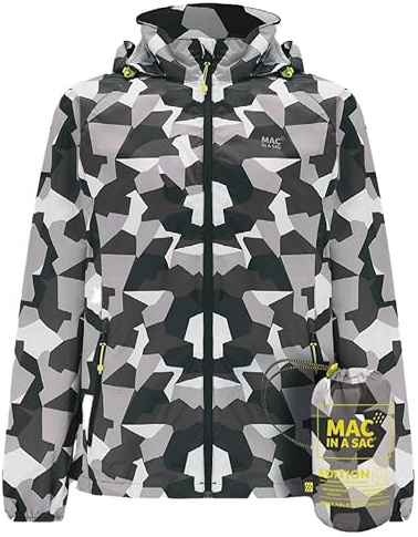 Mac in a Sac Origin II Waterproof Packable Jacket Unisex | Waterproof, Packable Into Own Pocket, Windproof & Breathable, Lightweight, Fully Taped Seams