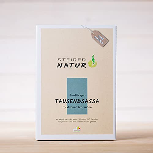 SteirerNatur Tausendsassa 1,5 kg - 100% organischer Dünger für Bio-Gärtner*innen - die regionale Alternative zu Hornspäne