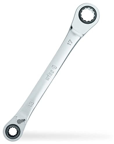 Llave de carraca de doble anillo 4 en 1 conmutable