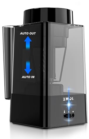 Zmol Full Automatic Pencil Sharpener,Electric Pencil Sharpeners for 6-12mm Jumbo Colored Pencils，Heavy Duty Sharpener for Classroom, Rechargeable Sharpener with Container, Home/School/Office/Black