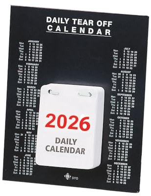 Janrax 2026 Daily Tear Off Desk Calendar