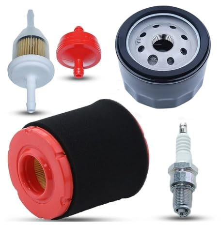 ERIHJOX 937-05066 Filtro Aria 951-12690 Filtro Olio Adatto for trattorino Tosaerba XT1-LT42 XT1-LT46 547cc