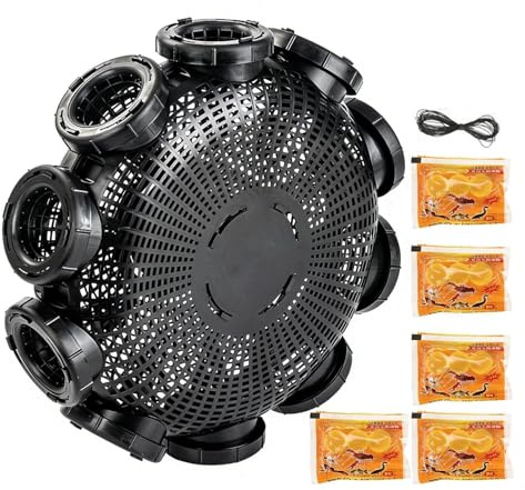 Lobster Trap | Fishing Catching Net Cage,Eel Bait Trap - for Shrimp Lobster Eel Crawfish Crab Saltwater Freshwater Pond Lake River