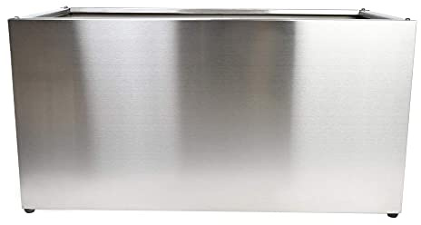 Köhko® Designer Hochbeet aus Edelstahl Kräuterbeet TROG 120x50x40 cm