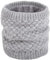 DURINM Halswärmer Loop Schal Fleecefutter Schal herren Warme Loop Schal Strickschal mit Fleecefutter Winter Warme Nackenwärmer für Herren und Damen (grau)