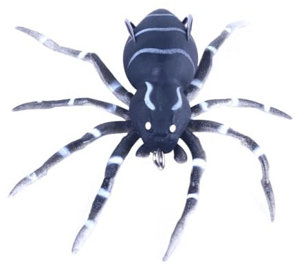 Sosoport 3D-Simulation Spinnenköder Künstlicher Angelköder Angelzubehör Süßwasser-salzwasser Lockt Angeln Mit Künstlichen Ködern Gefälschte Lebensechte Köder Bionisch Abs Angelausrüstung