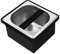 Alipis Kasten Kaffeesatzbehälter kaffeestation Klopfboxen für Espressomaschinen Mülldeponie für Kaffeemehl Kaffee-Mülleimer Espresso-Klopfboxen Kaffee-Klopf-Eimer Rostfreier Stahl Black
