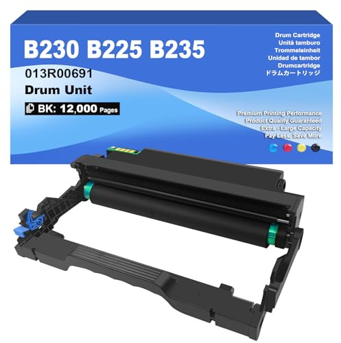 FANSHENG Compatible B230 B225 B235 Drum Cartridge 12000 Pages 013R00691 for Xerox Drum Unit Imaging B225 B225DNI B230 B230DNI B235 B235DNI Printer Black (1 Black)