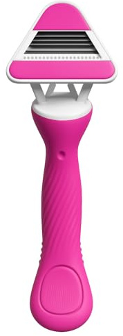 VIKINI by V-J Shave Nation Women’s Bikini Razor – Smoothest Glide Blades for Pubic & Intimate Area – 1 Handle + 2 Refills + Gift Cover