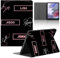 Funda Tablet para Huawei Mediapad M5 Lite 10.1‘’, Carcasa KPOP Star Singer Blackpink Rose Jenny Lisa Jisoo Motifs de Cubierta Protectora Cover Plegable Cuero de PU Función de Soporte Protectora Case