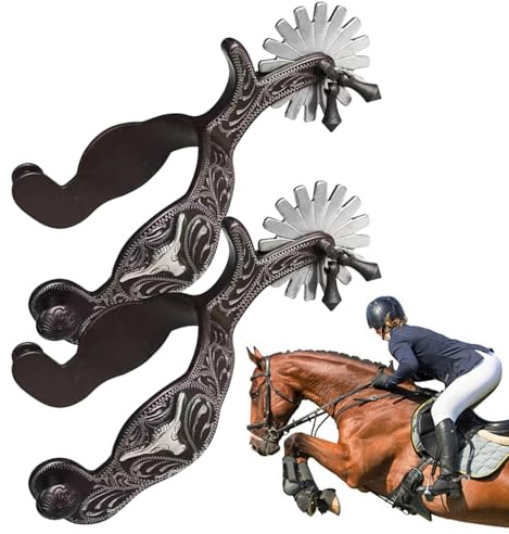 Protoence Espuelas De Bota,Suministros Para Deportes Ecuestres | Espuelas Hechas A Mano Para Botas | Para Montar A Caballo Salto De Exhibición Trabajo En Rancho Entrenamiento Ecuestre Jinetes