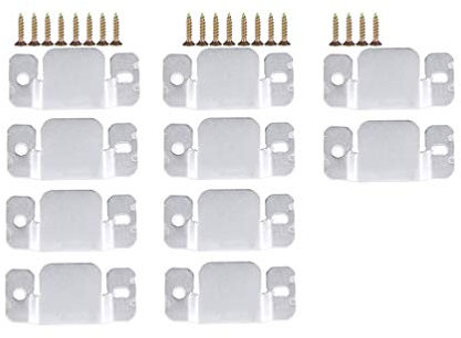 VOSAREA 10pcs Furniture Connector Cam Lock Sofa Connector Metal Brackets Sofa Bracket for Couch Gap Filler and Bed