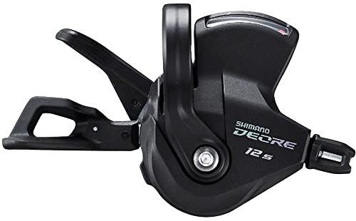 SHIMANO Deore SL-M6100-R Right Shift Lever - 12-Speed, RapidFire Plus, Optical Gear Display, Black