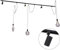 QAZQA - Modern Modernes Schienensystem Komplettset I Spotlight I Deckenspot I Deckenstrahler I Strahler mit 3-flammig Spotbalken Spot I Spotlight I Deckenspot I Deckenstrahler I Strahler I Lampe I Leu
