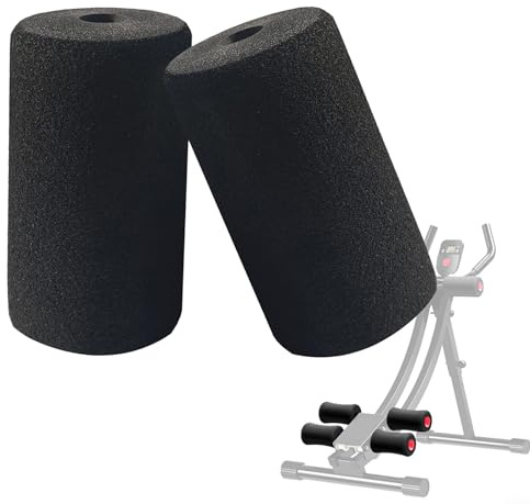 Zoegneer 2 rodillos de espuma para pies, rodillos de gimnasio para mesa de inversión de banco de pesas y equipo de ejercicio de gimnasio (160 mm)