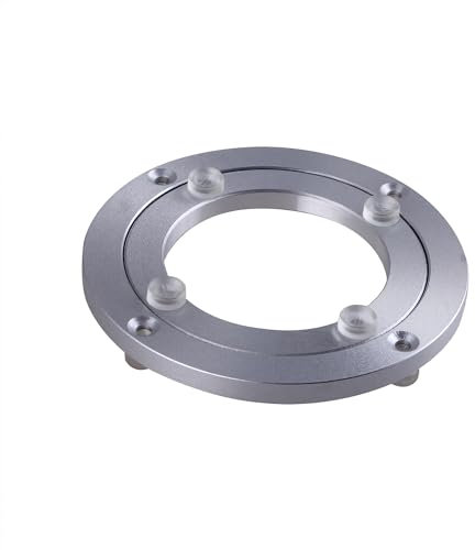 CNCYEAH Plateau tournant pour charge lourde de 30,5 cm - Plateau rotatif rond à billes - Avec pieds en caoutchouc antidérapants - Rotatif - Pour table à manger, écran TV, cuisine