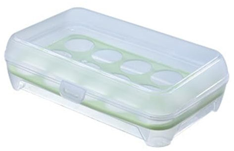Dispenser Per Portauova Da 15 Griglie Per Frigorifero - Contenitori Per Uova | Dispenser Portatile Per Portauova, Vassoio Portauova A Tenuta Stagna Per Picnic, Cucina