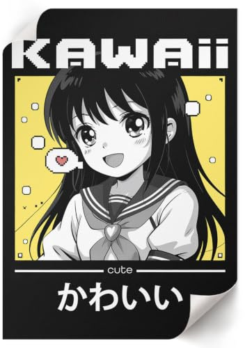 Póster para Pared 29,7x42 cm | Tamaño A3 | Solo anime