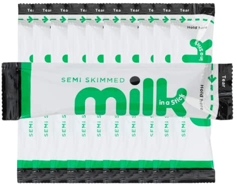 Lakeland Pritchitts Semi-Skimmed Milk Sticks, Long-Life Sachets, 240-Pack