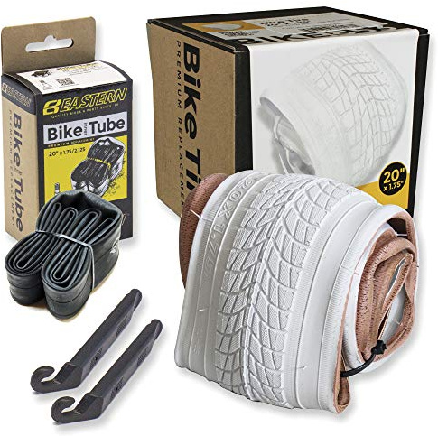 White 20 Tire & Tube Kit - 1 Pack by Eastern Bikes