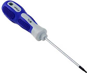 Antrader T6x 7,6 cm professionell torx-skruvmejsel med magnetisk spets, 16 cm total längd (1 st, blå)