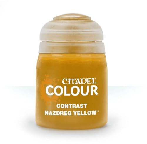 Games Workshop Citadel Nazdreg Yellow Paint - Wh Colour - Contrast Model Paint - 18ml