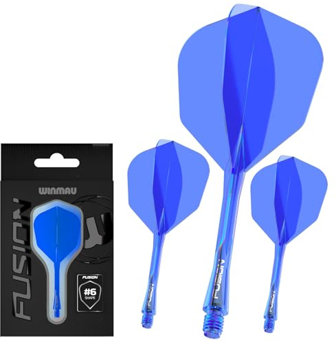 WINMAU Darts - Fusion Integrerat flyg- och axelsystem - No.2 Form och design - Finns i kort, mellan och medium - Finns i olika färger
