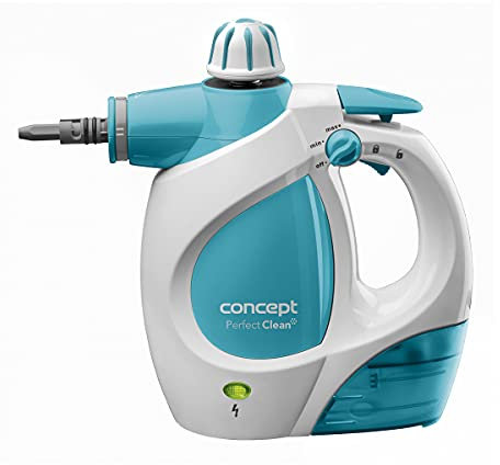 CONCEPT électroménager CP1010 Nettoyeur vapeur Perfect Clean, 1200 W, 3 bars, 400 ml, large gamme d’accessoires