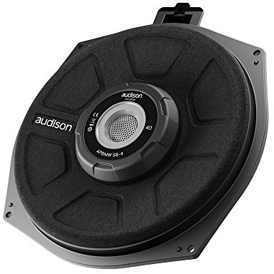 Audison APBMW S8-4.2 - Subwoofer slim da 200 mm per BMW e MINI con bobina singola 4 ohm, installazione sottosedile Plug & Play, potenza massima 300W