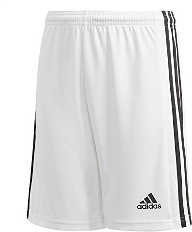 adidas Boy's Squadra 21 Shorts, White / Black, 9-10 Years
