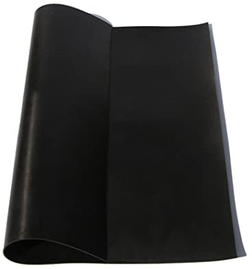 YTGZS Lastra in Gomma Siliconica Nero Guarnizione Resistente alle Alte Temperature Utilizzata,Lunghezza 500mm Larghezza 500mm Spessore da 1mm a 10mm,500mmx500mmx3mm