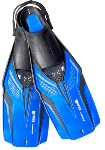 Mares Nateeva – Palmes Snorkeling à Chausson Ouvert, réglage Multi-Tailles, Sangle Ajustable, Transport Facile, légères et Confortables