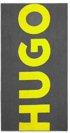 HUGO Herren Towelcorporatelogo Beach Towel, Medium Blue423, ONESI