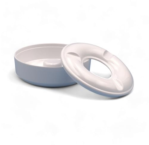 5 ceniceros cortavientos cortavientos de melamina italiana, protege la ceniza del viento, antiquemaduras, fácil de limpiar, diseño elegante y resistente, perfecto para uso interior y exterior (blanco)