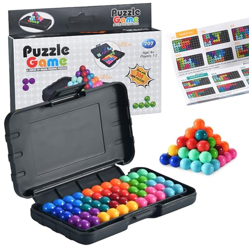 poraceous Iq Games - Iq Pro, Juegos de Lógica 2D 3D, Rompecabezas Niños Y Rompecabezas Adultos con 200 Desafíos, Regalo Niño 4 6 8 Años para 1 Jugador