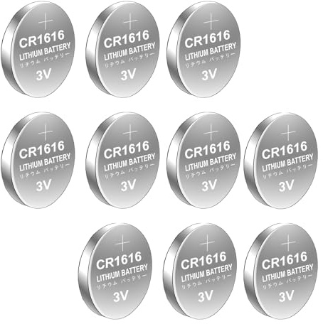 Pilas CR1616 de 3 V, paquete de 10/5 unidades, diseño de viaje, tecnología resistente a fugas para pequeños dispositivos electrónicos de alta calidad