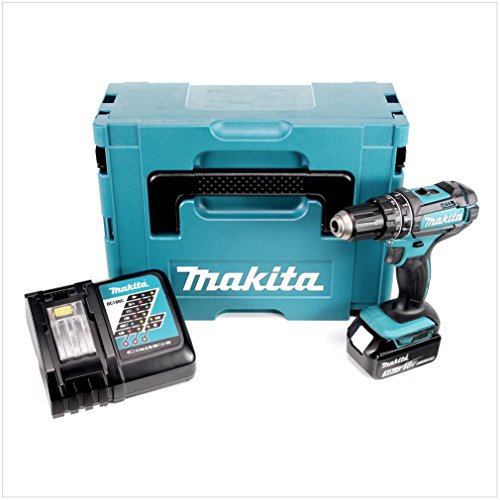 Makita DHP 482 RF1J Akku Schlagbohrschrauber 18V 62Nm + 1x Akku 3,0Ah + Ladegerät im Makpac