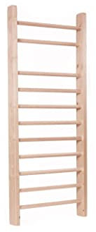 PTC SPORT Echelle Musculation, Espalier Gym pour Adulte et Enfant, Matériel de Gymnastique de Salle, Espalier en Bois