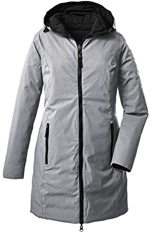 G.I.G.A. DX Women's Parka casual funcional reversible con capucha GW 2 WMN PRK, blanquecino, 38, 38065-000