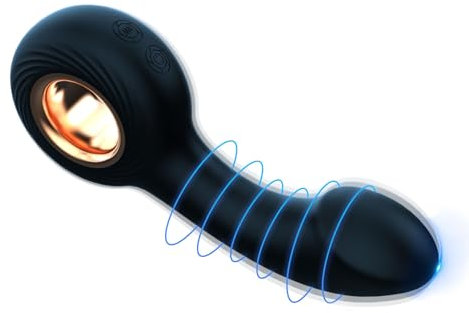 PINTLE Analplug für Männer, Prostata Stimulation - Analvibrator mit Griff, 12 Vibrationsmodi prostate massager Anal Vibrator Sexspielzeug für Paare Männer Anal Plug für Frauen und Butt Plug