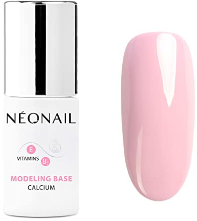 NÉONAIL Vernis Semi Permanent Base Coat 7,2 ml - Vernis Gel UV Semi Permanent - Modeling Base Calcium Blush Boomer - Vernis à Ongles - Gel Polish - Gel UV - Nail Art