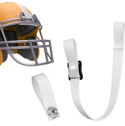 Sangle De Menton pour Casque De Hockey - Réparation Et Remplacement pour Casque - Remplacement De Mentonnière pour Hockey sur Glace Détachable - pour Jeunes et Adultes Sports de Compétition
