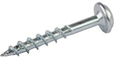 KREG SML-C125-1200-EUR Number 8 x 1-1/4-Inch Zinc Pocket-Hole Screws Coarse Washer Head - Silver (Pack of 1200)