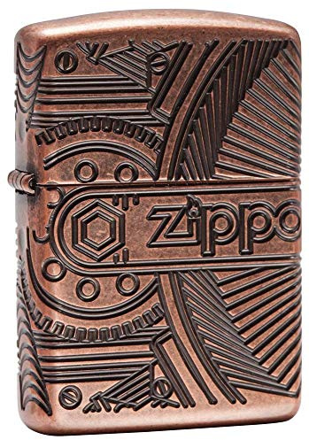 Accendino Zippo, 29523, Armor - Mechanic 360 Multicut. Antivento, a Benzina, Ricaricabile