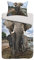 Kayori Sognamo Wendebettwäsche Mumba Elefanten bunt 135x200cm & 80x80cm Baumwolle mit Reißverschluss Bio Fairtrade
