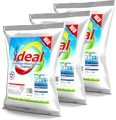ideal Premium Universal Waschpulver COMPACT 30 kg / 588 Waschladungen