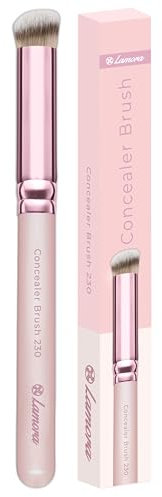 Lamora Pinceau Concealer Maquillage - Professionnel Correcteur Anti Cerne Yeux - Parfait pour Le Mélange Liquide, Crème ou Poudre Cosmétique sans Défaut - Petit Pinceau Fond Teint Contouring