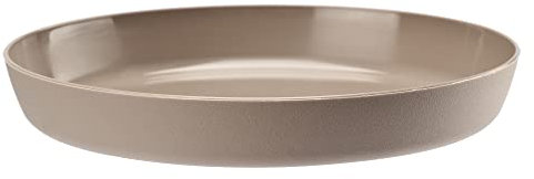 VERDENIA Azalia Blumentopf Untersetzer Blumenuntersetzer für Pflanzen und Kräuter Blumentopfuntersetzer für Innen aus Kunststoff Leicht Stabil Rund Viele Farben Viele Größen Ø11cm 13cm 20570 Beige
