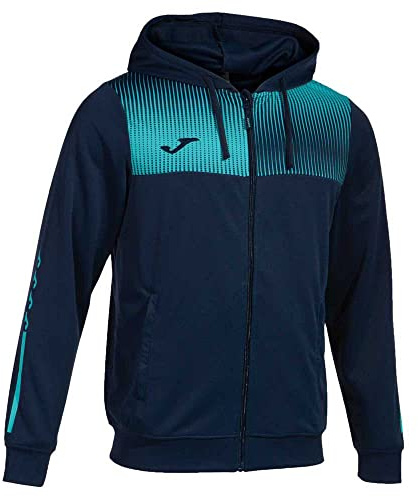 Joma Chaqueta con capucha eco supernova marino turquesa flúor