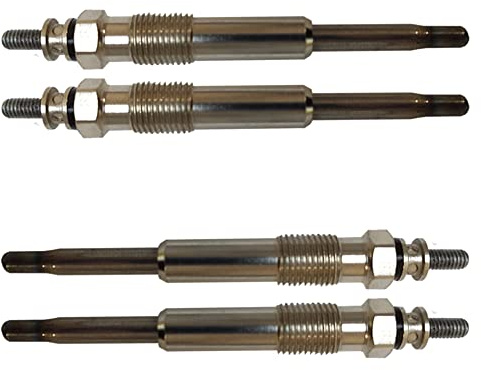 (Lot de 4) Bougie de préchauffage compatible avec SOLENZA ARENA CLIO 2 II KANGOO THALIA TRAFIC 1,9l Diesel 1,9D F8Q TD Turbo Diesel Turbo D 1,9td - 7700100558 8200423224